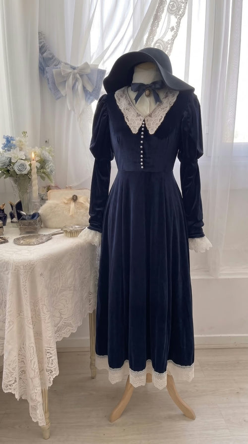 Blue dress